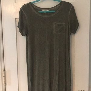 Rue21 Green T-Shirt Dress